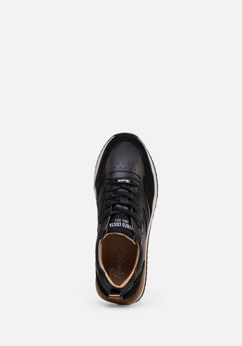 SNEAKERS BLACK & CROCO - Imagen 5