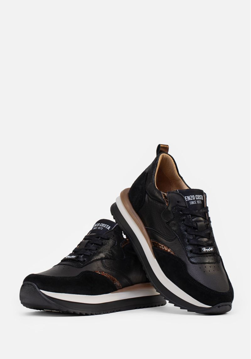 SNEAKERS BLACK & CROCO - Imagen 6