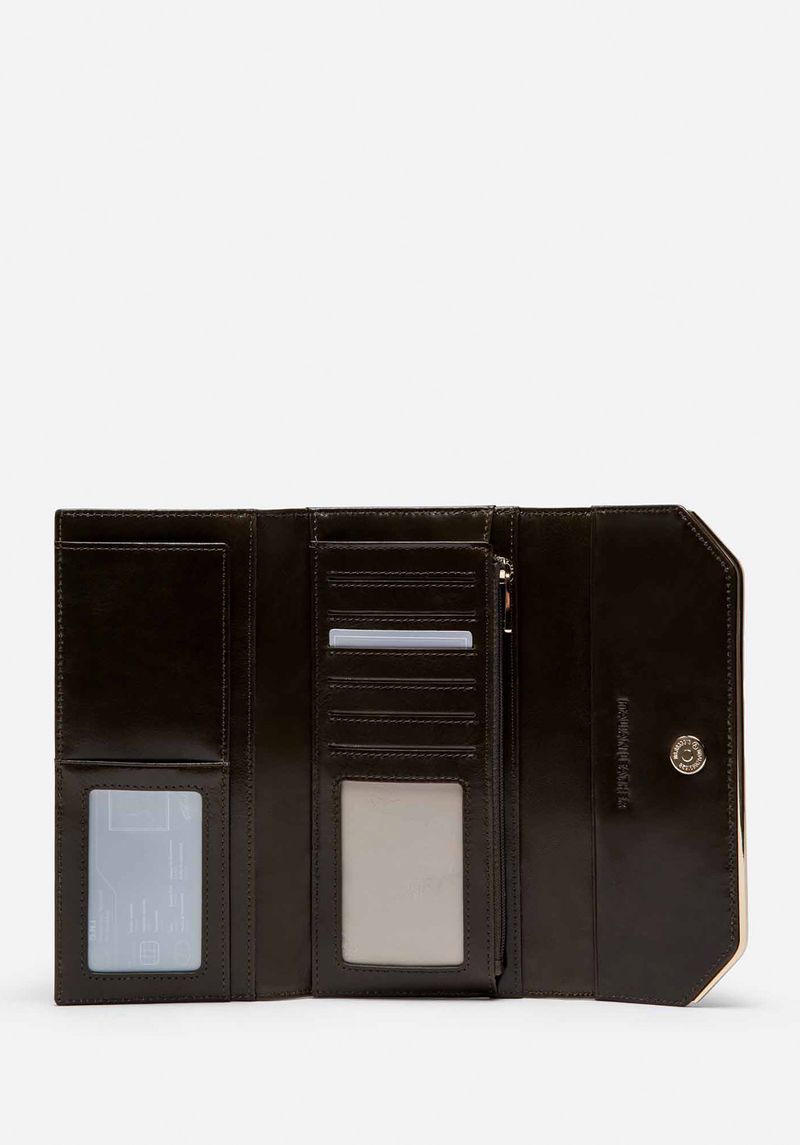 BILLETERA CROCO LUXE CLUTCH - Imagen 3